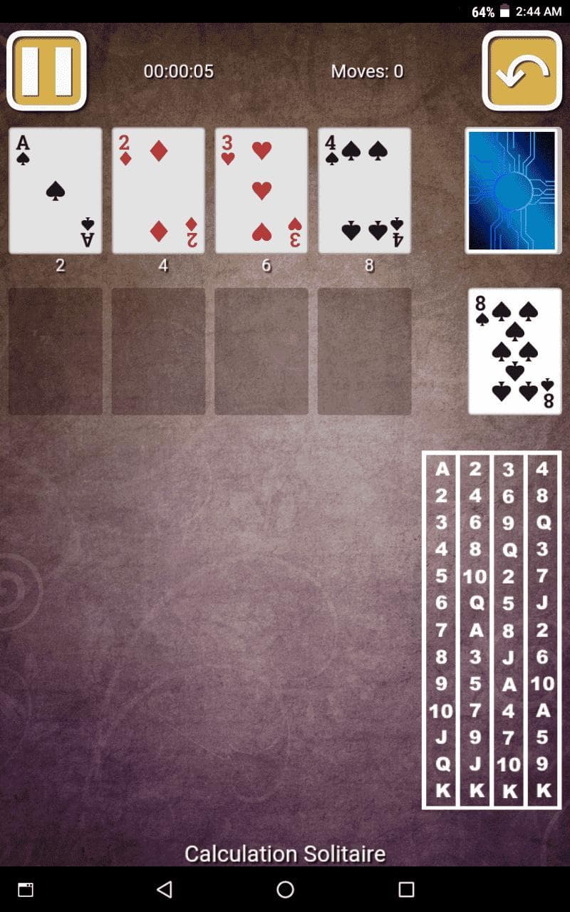 Calculation Solitaire (itch) screenshot 3