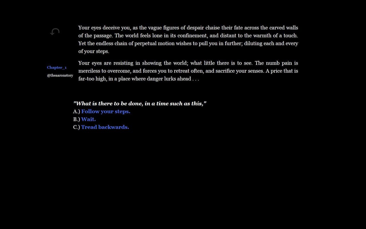 Basic CYOA screenshot 2