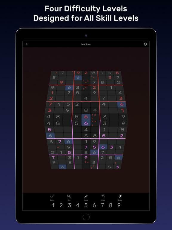 Sudoku Evolved - 3D Puzzles screenshot 3