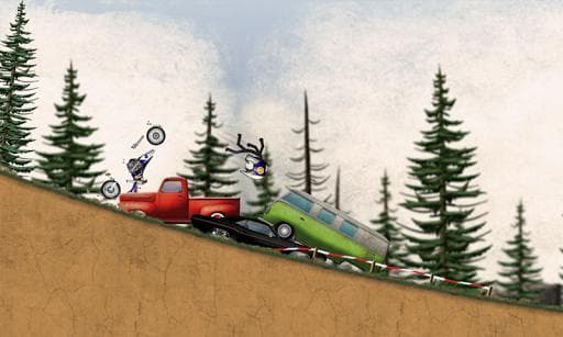 Stickman Downhill Motocross screenshot 4