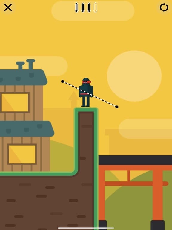 Mr Ninja - Sword Puzzles screenshot 2