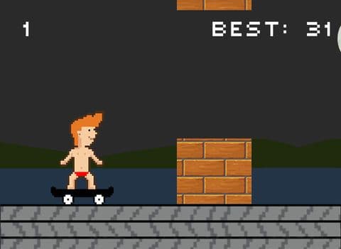 Naked Skater - Bro Edition screenshot 6