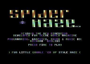 Spider Maze [Commodore 64] screenshot 3