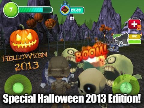 Toy Patrol: 3rd person shooter. Tiny commando with machine gun shoots stupid zombies screenshot 2