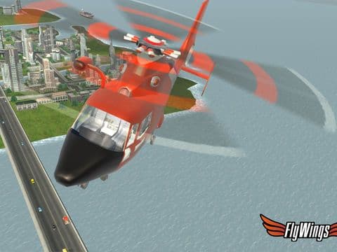 Helicopter Flight Simulator Online 2015 - Flying in New York City HD - Fly Wings screenshot 5