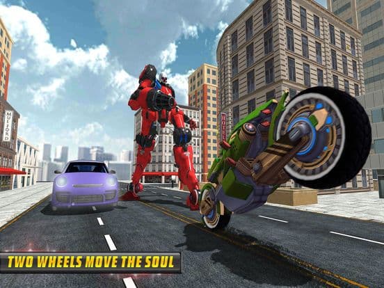 Tron Bike Transform Robot - Life Rider screenshot 2