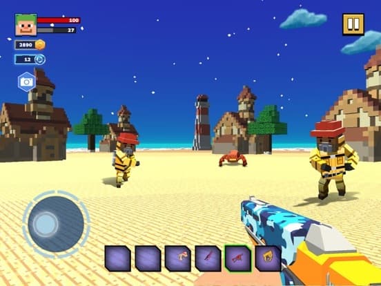 Fire Craft: 3D Pixel World screenshot 5