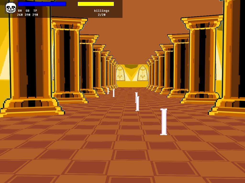 Sans Simulator 3D BoneCruSh 3d screenshot 4