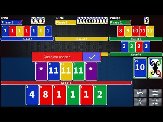 Phase Rummy Plus card game screenshot 3