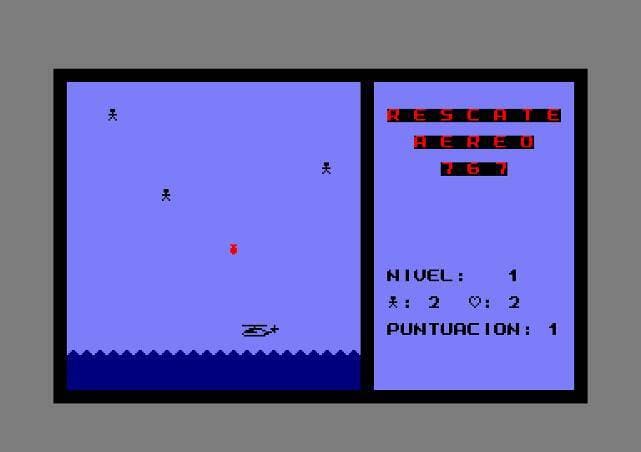 Rescate aéreo 767 - Amstrad CPC screenshot 3