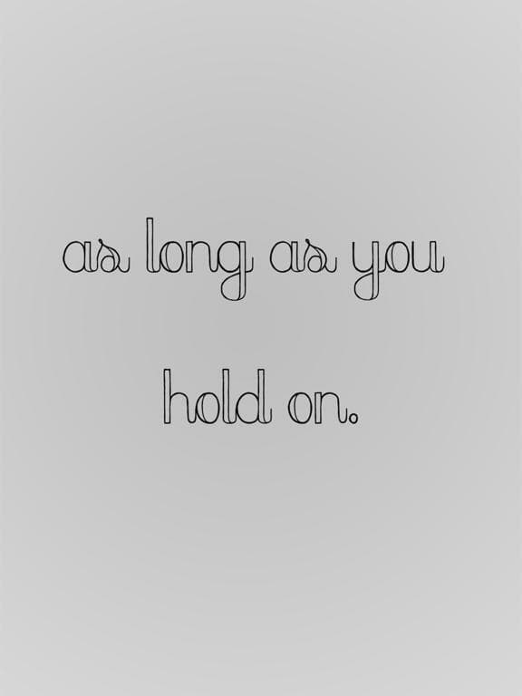 please dont let go.