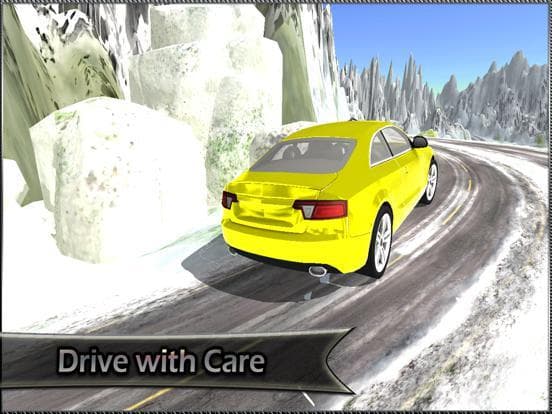 Taxi Driving Simulator 3D: Snow Hill Mountain & Free Mobile Game 2016 screenshot 6