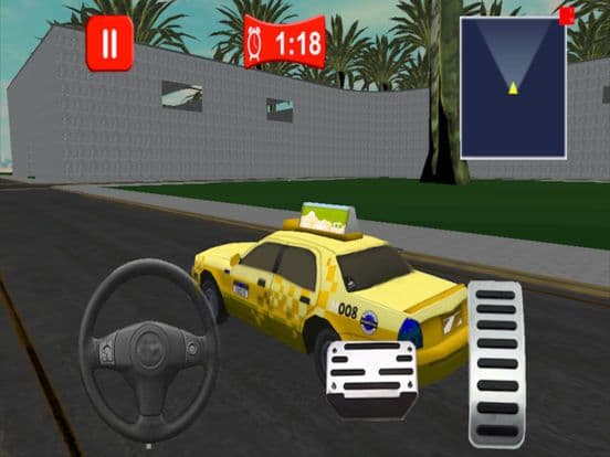 Taxi Driving Sim 3D screenshot 3