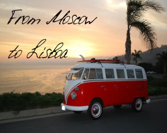 From Moscow to Lisboa travel simulator