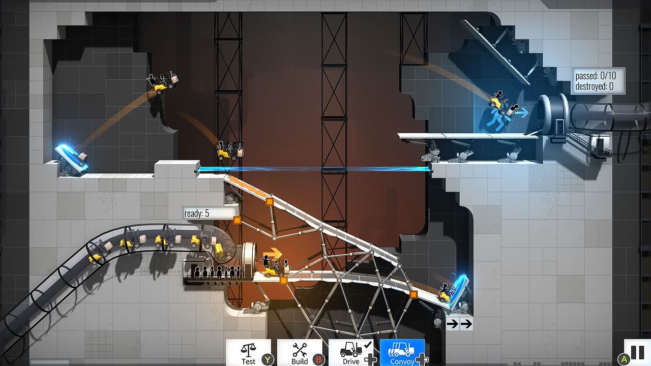 Bridge Constructor Portal (incl. free Bridge Constructor) screenshot 5
