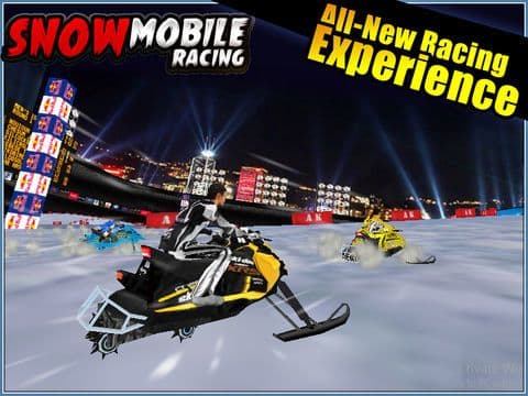 SnowMobile Racing 3D ( Action Race Game / Games ) screenshot 5