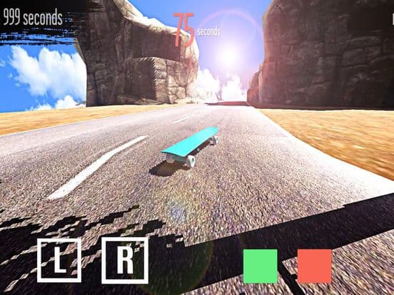 Real Longboard Downhill PRO - Skateboard Game screenshot 2