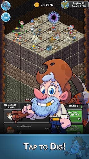Tap Tap Dig - Idle Clicker Game screenshot 3
