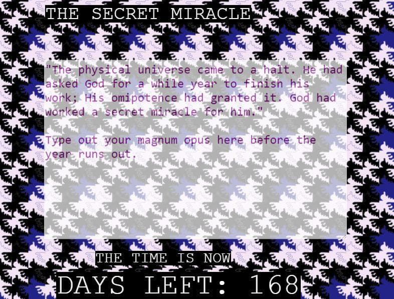 Borges Secret Miracle