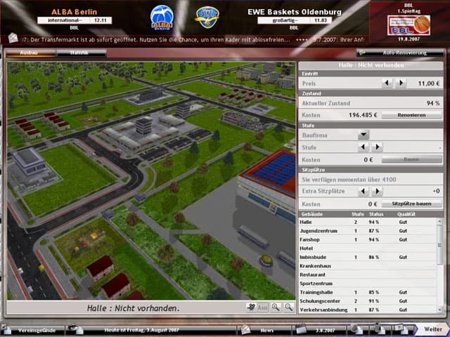 DSF Basketballmanager 2008 screenshot 4