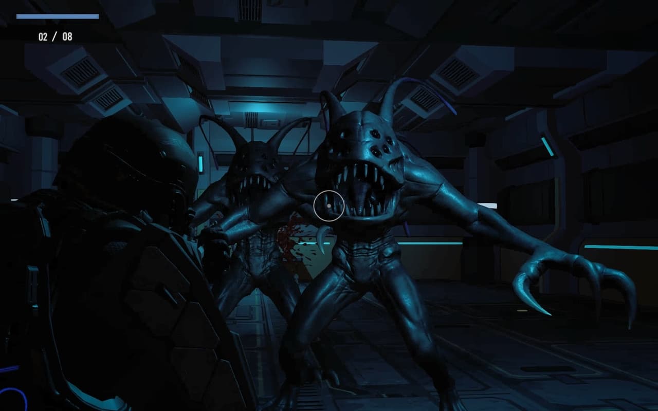 Alone In The Evil Space Base screenshot 2