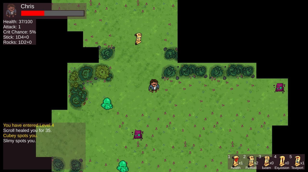 Break 2020 7DRL screenshot 2