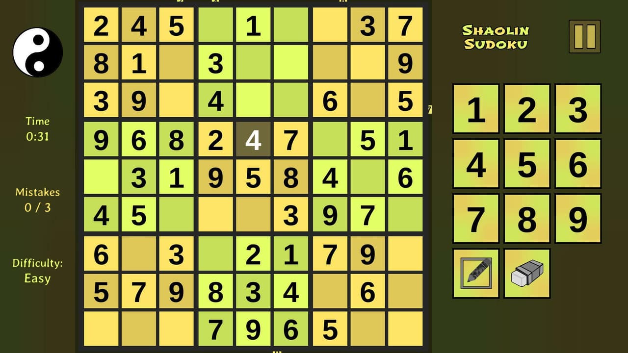 Shaolin Sudoku screenshot 4
