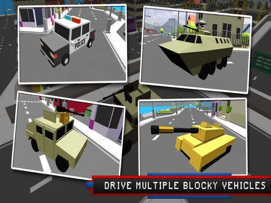 Blocky Police Super Heroes screenshot 5