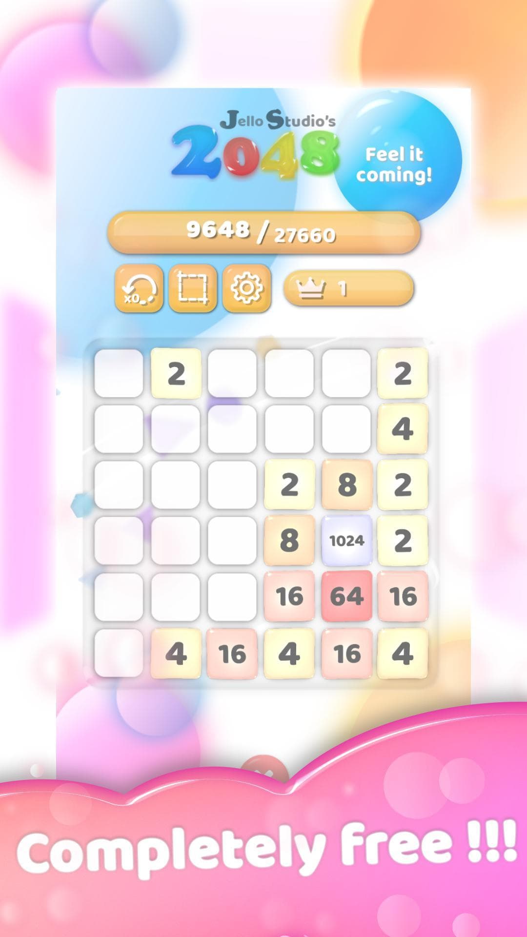 Jelly 2048 screenshot 6