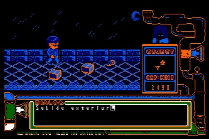 Aljau the water dam Amstrad CPC screenshot 3
