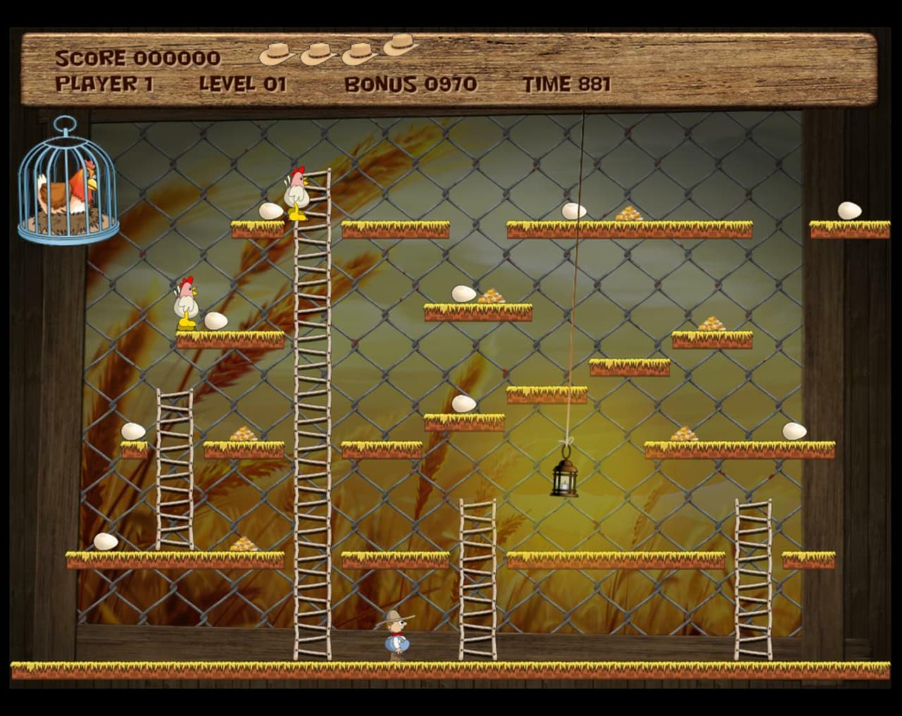 Chuckie Egg (itch) screenshot 3