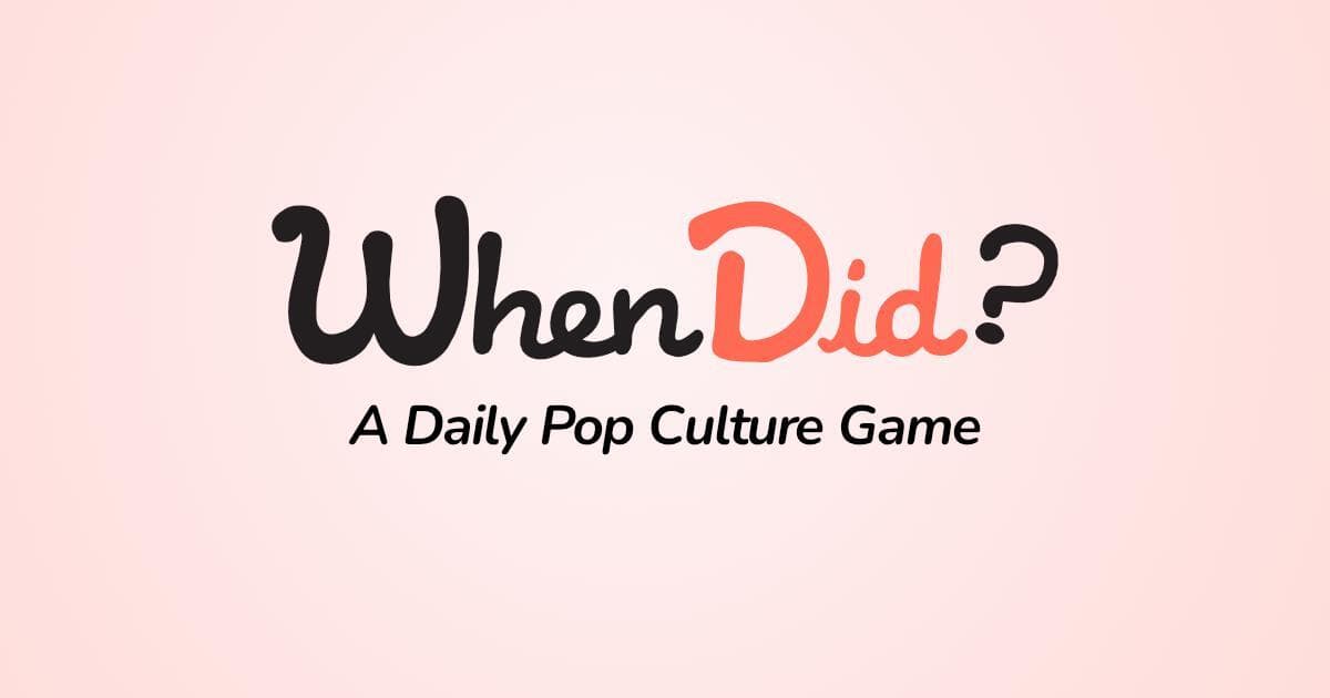 WhenDid?