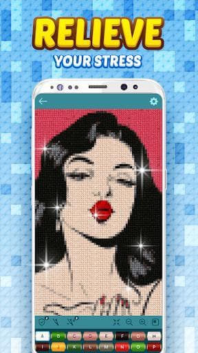 Cross Stitch - Color by Letters Pixel Art Game screenshot 5
