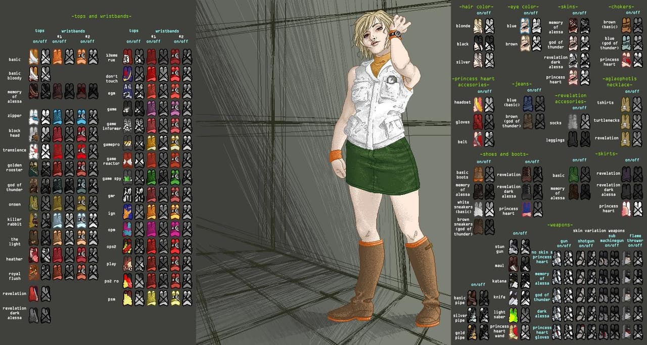 Silent Hill Heather Dress Up screenshot 3