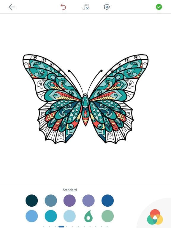 Adult Butterfly Coloring Book