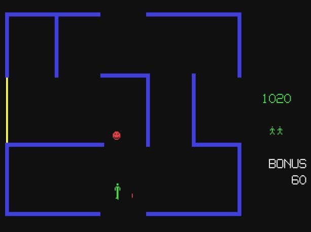 Berzerk (C64, PAL) screenshot 4