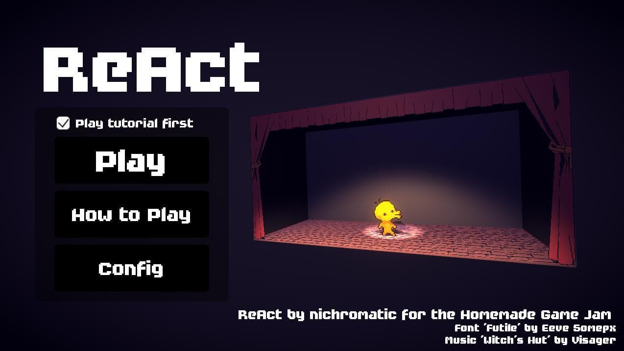ReAct (nichromatic) screenshot 2