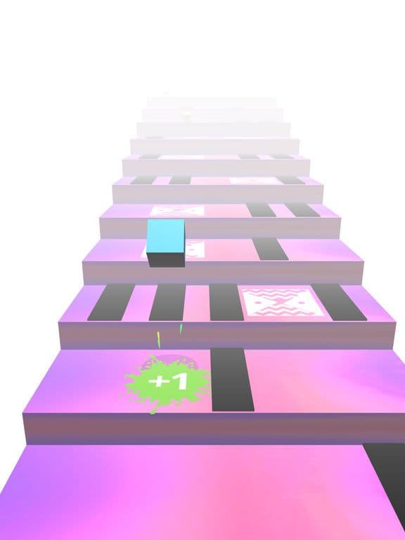 Cube Stars: Jump on stairs