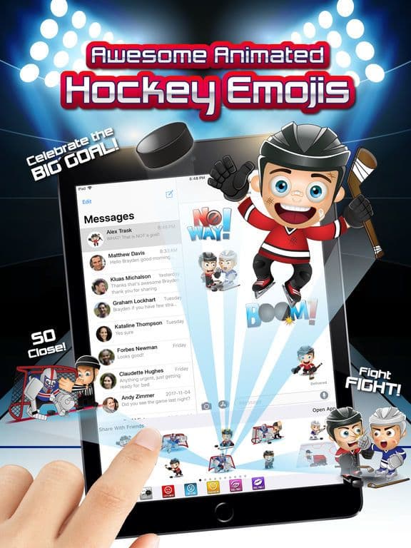 Hockey Emojis Nation screenshot 3