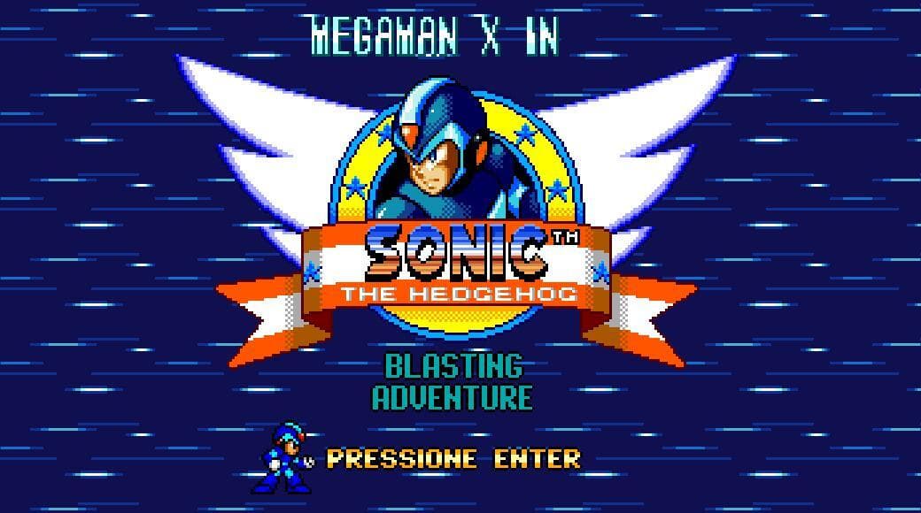 Megaman X in Sonic the Hedgehog - Blasting Adventure screenshot 2