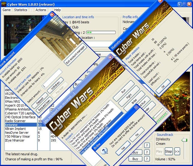 Cyber Wars (itch) screenshot 2