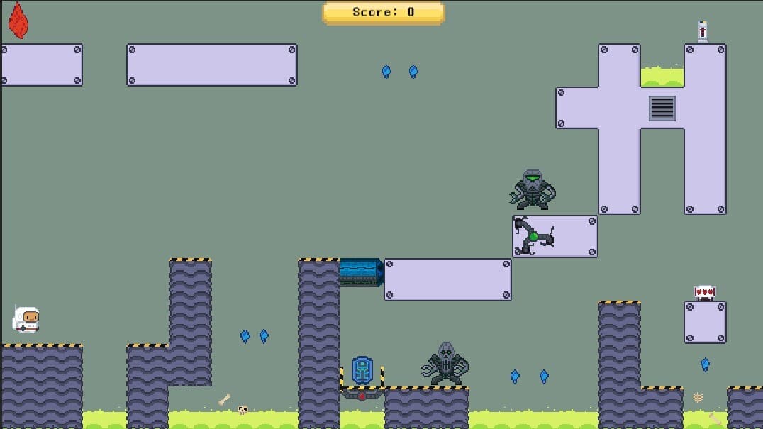 2d Platformer "Spaceship Adventure" screenshot 3