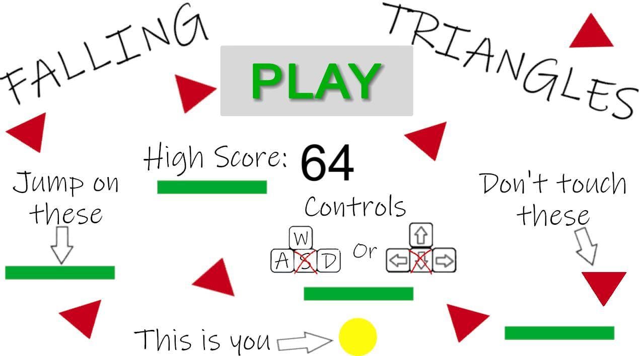 Falling Triangles screenshot 2