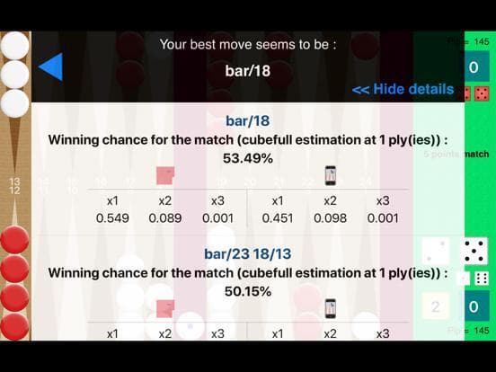 Backgammon Coach screenshot 3