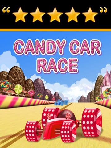 Candy Car Race - Drive or Get Crush Racing screenshot 2