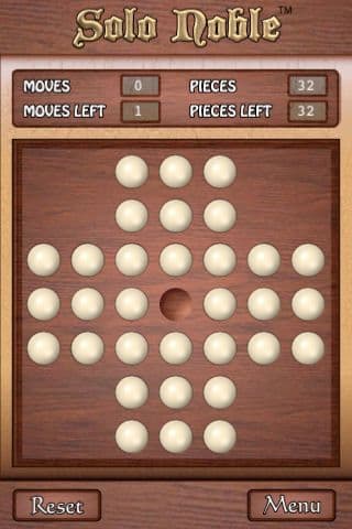 Solo Noble - Peg Solitaire screenshot 2