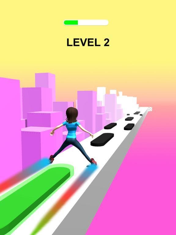 Slide Roller 3D - Rolling Race screenshot 2
