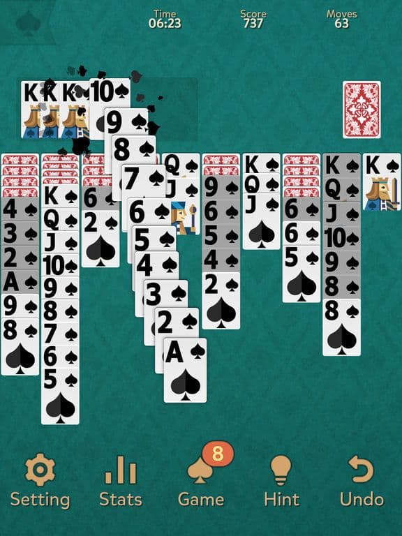 Spider Solitaire: Kingdom screenshot 3