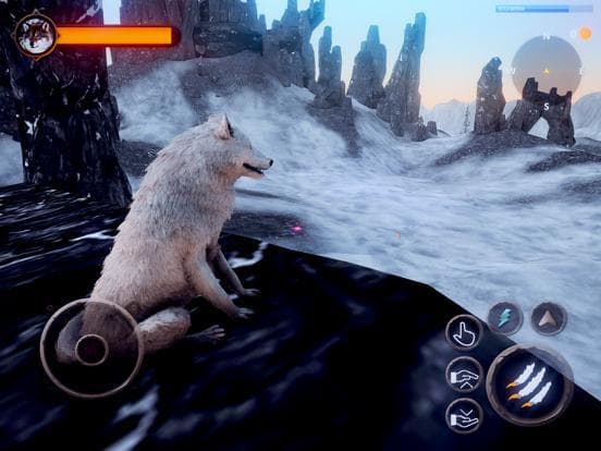 Wild Wolf Animals Simulator 3d screenshot 2