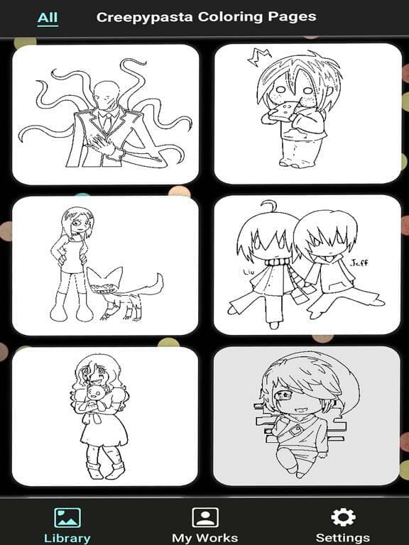 Coloring Creepypasta Fanart !